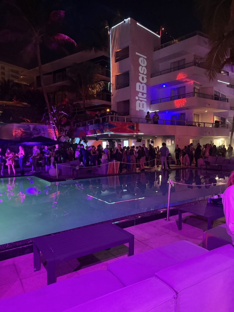 Bitbasel party 2025 at the Sagamore Hotel during Art Basel Week in Miami