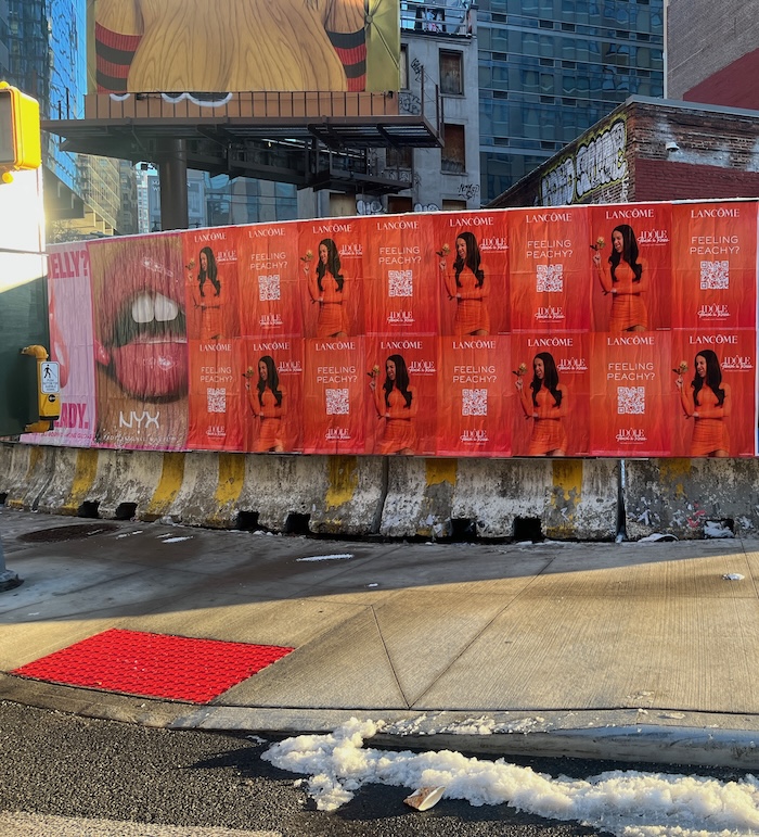 Lancome New York Perfume Launch Idole Peach N Roses with participation marketing and social sharing amplification 