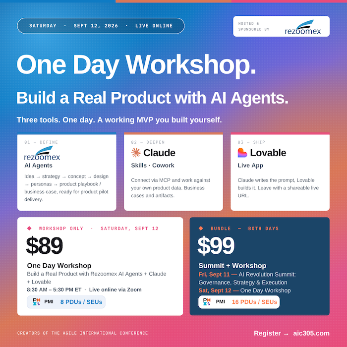How to build with Virtual AI Agents One Day Workshop